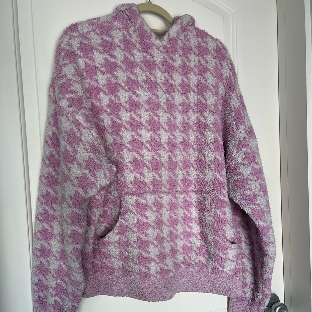 SKIMS pullover hoodie houndstooth L/XL